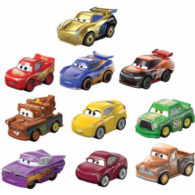 Mattel Cars 3 mini auta kov 10ks sada 10 – Zboží Mobilmania