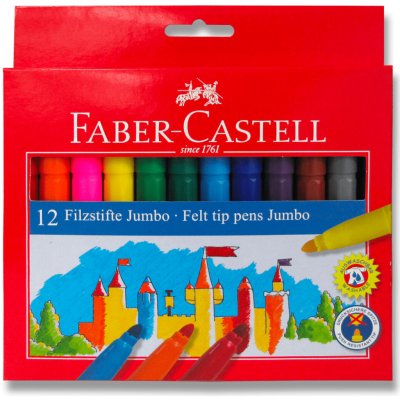 Faber-Castell Jumbo 12 ks 554312 – Zboží Dáma
