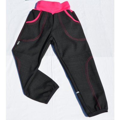 Gudo Softshellové kalhoty new funkční dívčí růžové prošívání reflexní prvek – Zboží Mobilmania