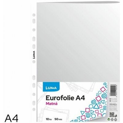 Eurofolie A4 - matná 10 ks LUMA – Zboží Živě