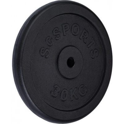 SCSports litinový kotouč 30 kg 30/31 mm – Hledejceny.cz