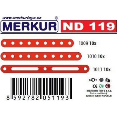 Merkur ND 119 středně dlouhé pásky – Zboží Živě