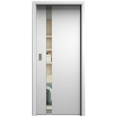 Sapeli Harmonie Komfort M83 posuvné bílá pór 60 x 197 cm Čiré sklo – Hledejceny.cz