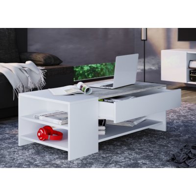 Vcm Tindus bílá / betonový vzhled – Zboží Mobilmania