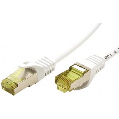 Goobay 21.92.2166 S/FTP patch, kat.7, s konektory RJ45, LSOH, 5m, bílý – Zboží Mobilmania