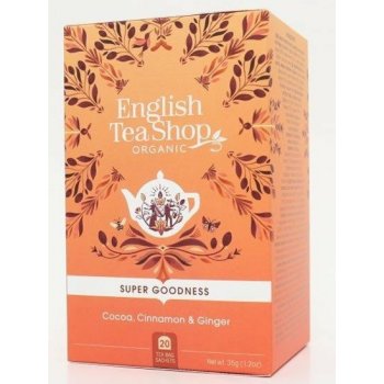 English Tea Shop Čaj Kakao skořice a zázvor mandala bio 20 ks 35 g