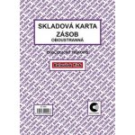 Baloušek Tisk ET450 Skladová karta zásob oboustranná A5 – Zboží Dáma