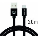 Swissten 71521301 datový USB - (USB TYP C), 2m, černý – Hledejceny.cz