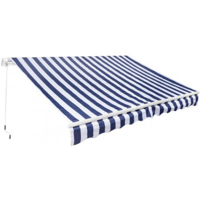 COVENTINA Markíza 2x3 m, modro-biela, 280 g/m2 – Zboží Mobilmania