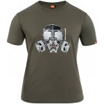 Tričko Pentagon Gas mask Olive Green – Sleviste.cz
