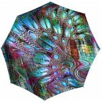 Doppler Fiber Magic Pavone Satin dámský plně automatický deštník vícebarevný – Zboží Dáma