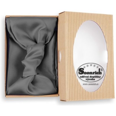 Soonrich šátek z hedvábí šedý she019 – Hledejceny.cz