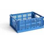 HAY Úložný box Colour Crate M Electric Blue – Zboží Mobilmania