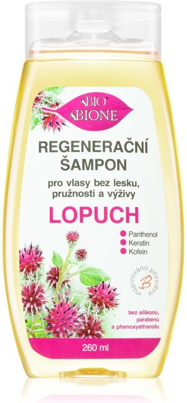BC Bione Cosmetics Lopuch regenerační šampon 260 ml