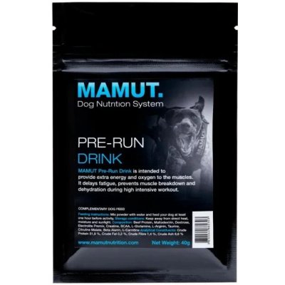 Mamut Energetický doplněk stravy Pre-Run 40 g – Hledejceny.cz