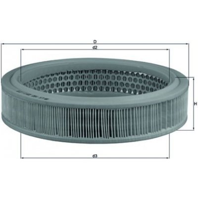 Vzduchový filtr KNECHT LX 160 – Zboží Mobilmania