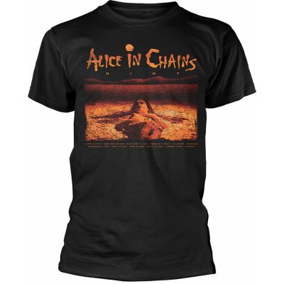 Alice in Chains tričko Dirt Tracklist Black – Zboží Dáma