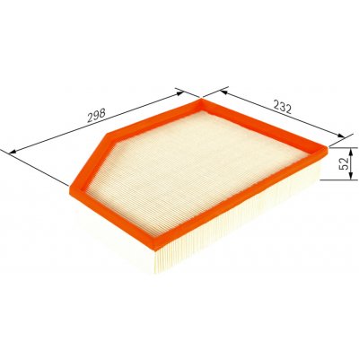 Vzduchový filtr BOSCH F 026 400 501 (F026400501) – Hledejceny.cz