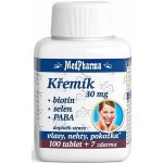 MedPharma Křemík 30 mg + Biotin + Paba 107 tablet – Hledejceny.cz