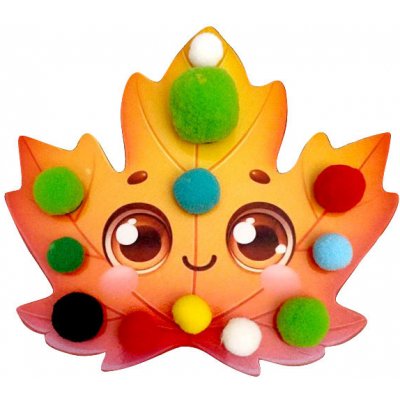 PODZIMNÍ LIST motorická deska s bambulkami – Hledejceny.cz