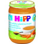 HiPP BIO Kuřecí polévka s pšeničnou krupicí 190 g – Sleviste.cz