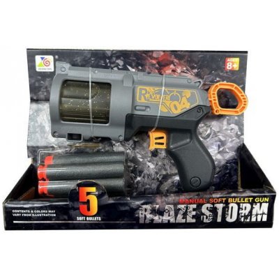 Wiky Pistole na pěnové náboje 17 cm 5 nábojů – Zboží Mobilmania