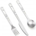Keith Titanium 3-Piece Titanium Cutlery Set – Zboží Mobilmania
