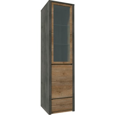 Gala Meble Montana W1D Tmavý Lefkas / Smooth Grey – Hledejceny.cz