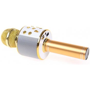 Karaoke bluetooth mikrofon Zlatá Gold