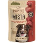 Propesco Mistr Adult hovězí v omáčce 85 g – Zbozi.Blesk.cz