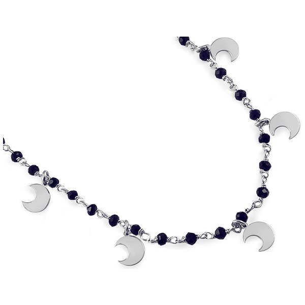 iZlato Forever Stříbrný náhrdelník Choker s měsíci a tmavě modrými kameny  IS2726B od 899 Kč - Heureka.cz