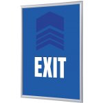 Jansen Display Set klaprámu A1, Východ, modrý, anglicky, 625 x 872 mm – Zboží Živě