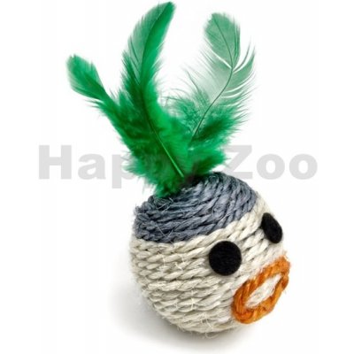 JK sisalová hlava s peřím 6cm – Sleviste.cz