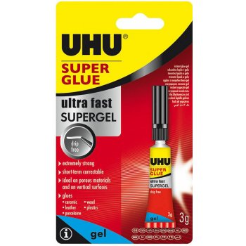 UHU Super Power Gel vteřinové lepidlo 3g