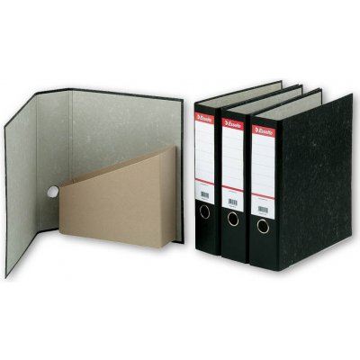 ESSELTE Pořadač archivní s kapsou A4 75 mm černý – Sleviste.cz