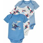 Lupilu Chlapecké body s BIO bavlnou 3kusy světle modrá bílá modrá – Zboží Dáma