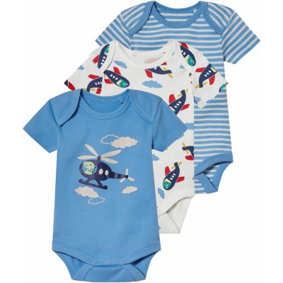 Lupilu Chlapecké body s BIO bavlnou 3kusy světle modrá bílá modrá – Zboží Dáma