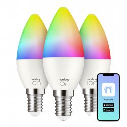 Žárovka Niceboy ION SmartBulb RGB E14 6W set 3ks