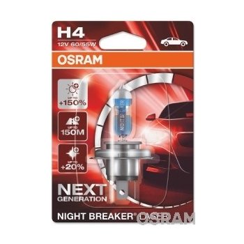 Osram Night Breaker Laser 64193NL-01B H4 P43t 12V 60/55W