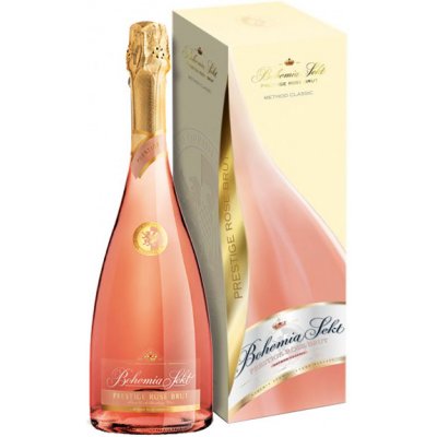 Bohemia Prestige Rosé Brut 12,5% 0,75 l (karton) – Zboží Mobilmania