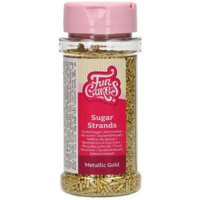FunCakes Cukrové tyčinky zlaté 80 g – Zboží Dáma