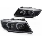 Přední LED světla, světlomety, lampy BMW E90, E91 2005-2008, kouřové – Zboží Mobilmania