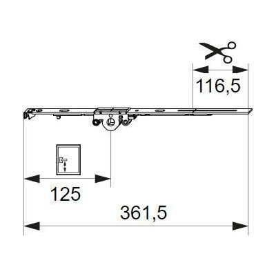 MACO OS-převodovka DM 15 125 mm 360-430 mm – Zboží Mobilmania