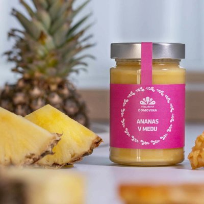 Včelařství Domovina Ananas v medu 380 g – Hledejceny.cz