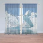 Záclony Ledovce: 2 ks - 150x250 cm - Sablio – Hledejceny.cz