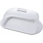 PRACTIC Máslenka s průhledným víkem, ​​17 x 10,5 cm bílá – Sleviste.cz