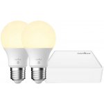 Nordlux Starter Pack 2 x E27 A60 7W + Smart Light Bridge bílá – Hledejceny.cz
