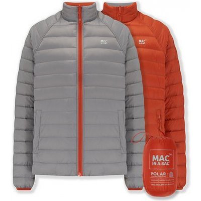 Mac In A Sac Reversible Polar Jacket oranžová/šedá