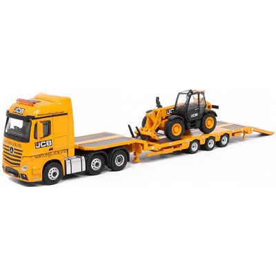 Oxford Mercedes Actros JCB + Loadall 531 70 JCB teleskopický manipulátor 1:76 – Zbozi.Blesk.cz