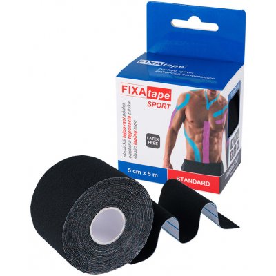 Fixatape Kinesio Standard tejpovací páska černá 5cm x 5m